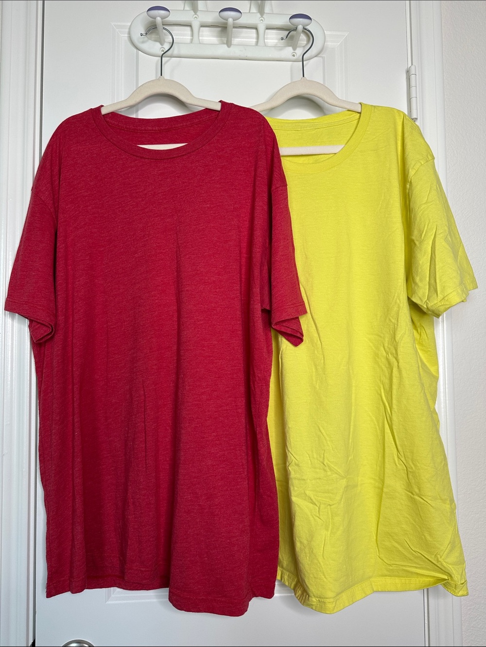 Basic Men’s Red and Yellow Crewneck Tee Bundle